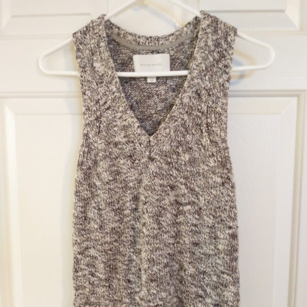 Brochu Walker Multicolor Sleeveless Sweater V-Neck Tank Top Women's Size XS